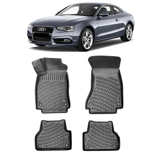 Audi A5 II2016- Set 4 covorase auto din cauciuc tip tavita premium line 3D - Transport Gratuit! accesorii pentru autoturismul tau - masina v49594