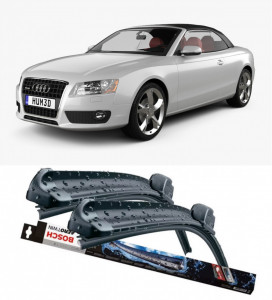 Audi A5 Set 2 stergatoare parbriz Bosch Bosch Aerotwin 60 cm/50 cm compatibile cu Audi A5 Convertible (8F7) din 2009-2017 (60 cm / 50 cm) accesorii pentru autoturismul tau - masina v125961