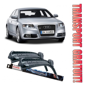 Audi A6 C6 Set 2 stergatoare parbriz Bosch Bosch Aerotwin 55.5 cm/56 cm compatibile cu Audi A6 C6 (4F2) din 2004-2011 (55.5 cm / 56 cm)