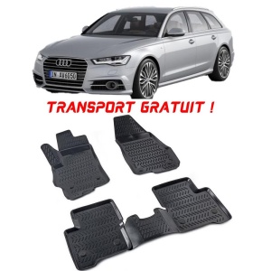 Audi A6 C7 Facelift 2015-2018 Set 4 covorase auto din cauciuc tip tavita premium line 3D - Transport Gratuit! accesorii pentru autoturismul tau - masina v49577