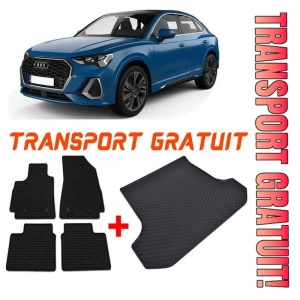 Audi Q3 II Sportback din 09.2019 - Prezent Suv Portbagaj Superior *1, Set Covorase + tavita portbagaj auto