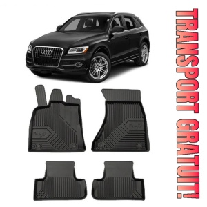 Audi Q5 8R Din 11.2008 - 12.2016, Suv , Set Covorase Auto Tip Tavita Premium 3D, din cauciuc
