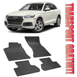 Audi Q5 8R, Suv, fabricat din 11.2008 - 12.2016, set covorase auto dedicate, din cauciuc 100% Premium