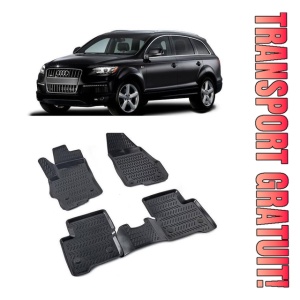 Audi Q5 (Typ 8R) I 2008-2017 Set 4 covorase auto din cauciuc tip tavita premium line 3D - Transport Gratuit!