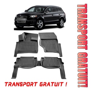 Audi Q7 (4L) (2005-2015) Set covorase auto cauciuc G.Modern Line 3D transport gratuit