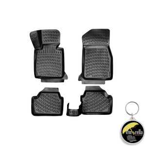 Bmw 1 Class II F20 / F21 2011-2019 Set 4 covorase auto din cauciuc tip tavita premium line 3D accesorii pentru autoturismul tau - masina v242816