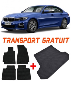 BMW G20 Set Covorase + tavita portbagaj auto BMW Seria 3 G20 fabricatie 03.2019 - prezent, caroserie sedan accesorii pentru autoturismul tau - masina v1932