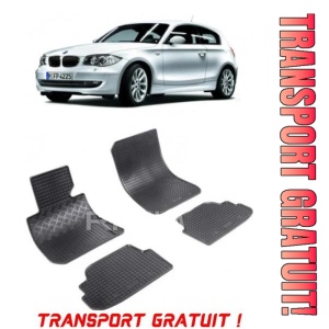 Bmw Seria 1 E81 fabricat din 09.2004 - 2013, Hatchback, 3 Usi, set covorase auto dedicate, din cauciuc 100% Premium - Transport Gratuit