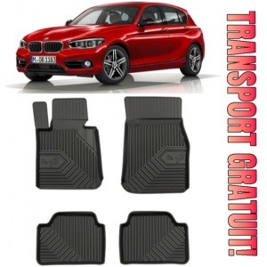 Bmw Seria 1 F20 Din 10.2011 - 06.2019, Hatchback , Set Covorase Auto Tip Tavita Premium 3D, din cauciuc