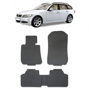 Bmw Seria 3 (E 90/E91) (2004-2013) Set 5 covorase auto cauciuc Exclusive Line accesorii pentru autoturismul tau - masina v243537