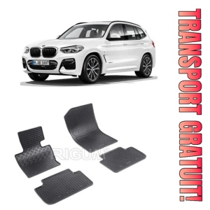 Bmw X3 E83, Suv, fabricat din 01.2004 - 10.2010, set covorase auto dedicate, din cauciuc 100% Premium