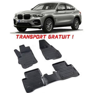 Bmw X4 F26 2014-2018 Set 4 covorase auto din cauciuc tip tavita premium line 3D - Transport Gratuit! accesorii pentru autoturismul tau - masina v49443