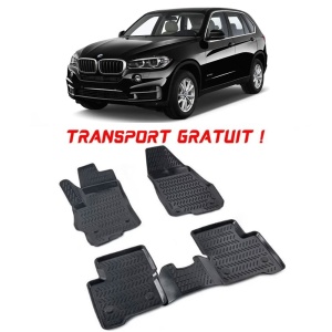 Bmw X5 F15 2013-2018 Set 4 covorase auto din cauciuc tip tavita Premium Line 3D + Tavita portbagaj Modern Line - Transport Gratuit!