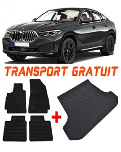 Bmw X6 G06 din 11.2019 - Prezent Suv *1 , Set Covorase + tavita portbagaj auto accesorii pentru autoturismul tau - masina v1904