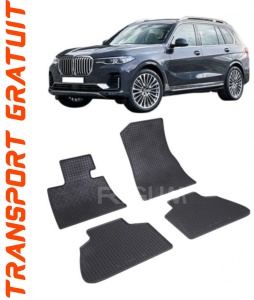 Bmw X7 G07, Suv, fabricat din 03.2019 - Prezent, set covorase auto dedicate, din cauciuc 100% Premium accesorii pentru autoturismul tau - masina v153954