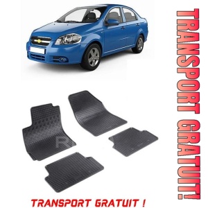 ChEVrolet Aveo Classic T250, Sedan, fabricat din 2006 - 2011, set covorase auto dedicate, din cauciuc 100% Premium - Transport Gratuit