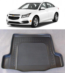 Chevrolet Cruze Sedan din 05.2009 - 2011, Tavita Pentru Portbagaj Lux Premium Dedicata, Cu Roata Rezerva *1 accesorii pentru autoturismul tau - masina v199068