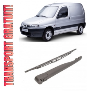 Citroen Berlingo Brat stergator pentru luneta spate cu lamela 400 mm, compatibil cu Citroen Berlingo van fabricat intre 1996-2011, calitate extra