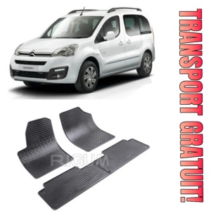 Citroen Berlingo I, Van, fabricat din 1996 - 2008, 5 Locuri, set covorase auto dedicate, din cauciuc 100% Premium