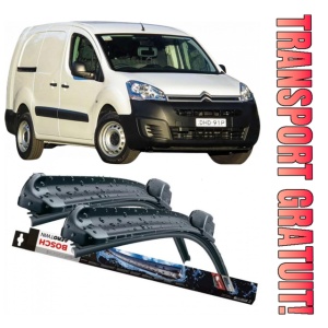 Citroen Berlingo Set 2 stergatoare parbriz Bosch Bosch Aerotwin compatibile cu Citroen Berlingo 2008-2017 (65 cm / 40 cm)