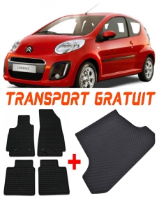 Citroen C1 Set Covorase + tavita portbagaj auto Citroen C1 II fabricatie 07.2014 - prezent, caroserie hatchback accesorii pentru autoturismul tau - masina v324