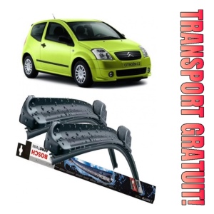 Citroen C2 Set 2 stergatoare parbriz Bosch Bosch Aerotwin 60 cm/45 cm compatibile cu Citroen C2 (Jm_) din 2003-2012 (60 cm / 45 cm)