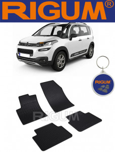Citroen C3 Aircross, Suv, fabricat din 11.2017 - Prezent, set covorase auto dedicate, din cauciuc 100% Premium accesorii pentru autoturismul tau - masina v157340