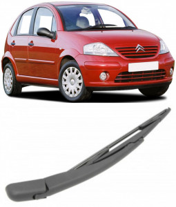 Citroen C3 Brat stergator pentru luneta spate cu lamela 350 mm, compatibil cu Citroen C3 Hatchback fabricat intre 2002-2010, calitate extra accesorii pentru autoturismul tau - masina v92494