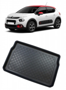 Citroen C3 III Hatchback din 01.2017 - Prezent *3, Tavita Pentru Portbagaj Lux Premium Dedicata, accesorii pentru autoturismul tau - masina v193501