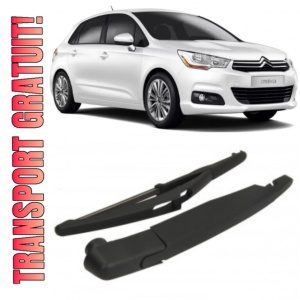Citroen C4 Brat stergator pentru luneta spate cu lamela 255 mm, compatibil cu Citroen C4 Hatchback fabricat intre 2014, calitate extra