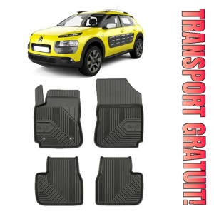Citroen C4 Cactus I Din 08.2014 - 03.2018, Suv , Set Covorase Auto Tip Tavita Premium 3D, din cauciuc