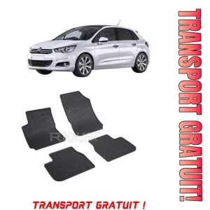 Citroen C4 I, Hatchback, fabricat din 2004 - 2010, set covorase auto dedicate, din cauciuc 100% Premium - Transport Gratuit