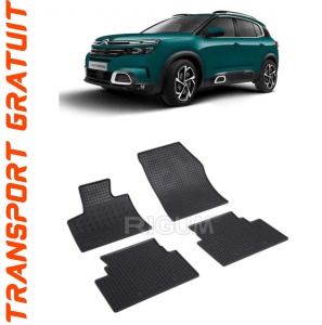 Citroen C5 Aircross, Suv, fabricat din 02.2019 - Prezent, set covorase auto dedicate, din cauciuc 100% Premium accesorii pentru autoturismul tau - masina v156902