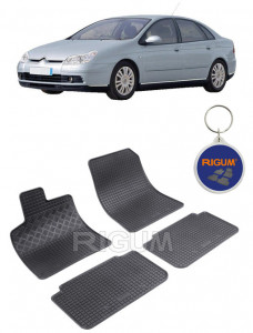 Citroen C5 I, Hatchback, fabricat din 2000 - 2008, set covorase auto dedicate, din cauciuc 100% Premium accesorii pentru autoturismul tau - masina v155662