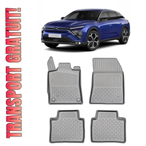Citroen C5 X Plug-In Hybrid Din 05.2022 - Prezent, Suv , Set Covorase Auto Tip Tavita Premium 3D, din cauciuc