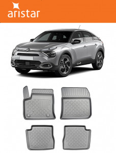 Citroen E-C4, Hatchback, Din 12.2020 - Prezent , Set Covorase Auto Tip Tavita Premium 3D, din cauciuc accesorii pentru autoturismul tau - masina v172563