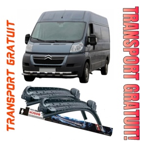 Citroen Jumper II Bus Set 2 stergatoare parbriz Bosch Aerotwin 600/475mm compatibile cu Citroen JUMPER II Bus (2006-2019) (65 cm / 55 cm)