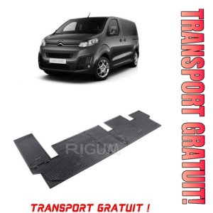 Citroen Jumpy III, Van, fabricat din 01.2016 - Prezent, Rand 2, Masina Are 5 Locuri, set covorase auto dedicate, din cauciuc 100% Premium - Transport Gratuit
