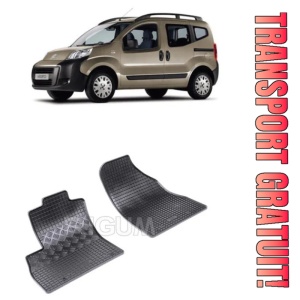 Citroen Nemo, Van, fabricat din 06.2008 - Prezent, 2 Locuri, set covorase auto dedicate, din cauciuc 100% Premium