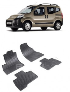Citroen Nemo, Van, fabricat din 06.2008 - Prezent, 5 Locuri, set covorase auto dedicate, din cauciuc 100% Premium accesorii pentru autoturismul tau - masina v159194
