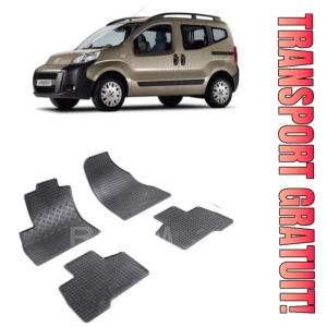 Citroen Nemo, Van, fabricat din 06.2008 - Prezent, 5 Locuri, set covorase auto dedicate, din cauciuc 100% Premium