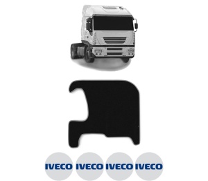 Covoras Camion Tir Iveco STRALIS I din 2002-2013, Auto, 4x Stickere auto cu Iveco