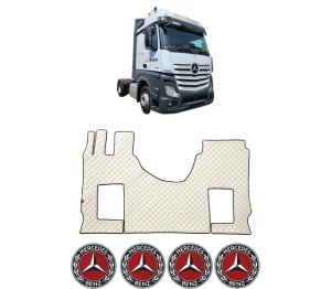 Covoras Camion Tir MERCEDES-BENZ ACTROS MP4 / MP5 din 2011-2024, Auto, 4x Stickere auto cu MERCEDES-BENZ
