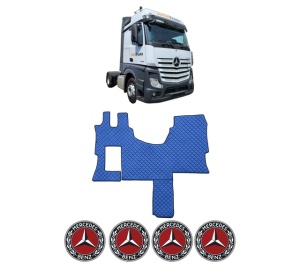Covoras Camion Tir MERCEDES-BENZ ACTROS MP4 / MP5 din 2011-2024, Auto, 4x Stickere auto cu MERCEDES-BENZ