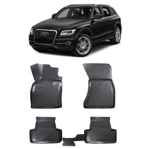 Covorase auto Audi Q5 (Typ 8R) I 2008-2017 set presuri auto tip tavita accesorii pentru autoturismul tau - masina v22576