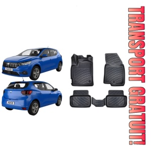 Covorase auto Dacia Sandero III 2020-2025 Set presuri auto tip tavita