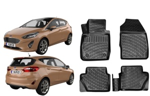 Covorase auto Ford Fiesta VI 2008-2019 tip tavita - Img 2