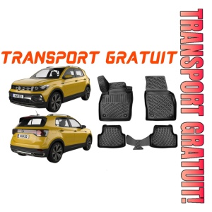 Covorase auto Volkswagen T-Cross 2019-2024 Set presuri auto tip tavita