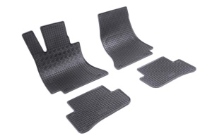 Covorase Mercedes Clasa C W205, Combi, din 10.2014 - 02.2021 si set 4 stickere protectie praguri Mercedes accesorii pentru autoturismul tau - masina v3238