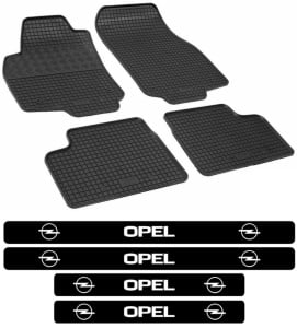 Covorase Opel Astra H, Combi 2004 - 12.2014 + Set stickere protectie praguri accesorii pentru autoturismul tau - masina v22011